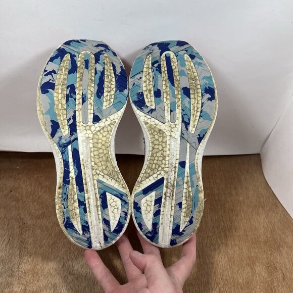 Saucony Endorphin Speed 3 Women Size 7 Pink Blue White Running Shoes Sneakers - Picture 9 of 11